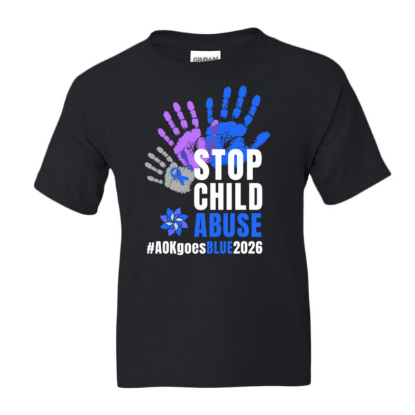 AOK Goes Blue 2026 - DryBlend® Youth T-Shirt Thumbnail